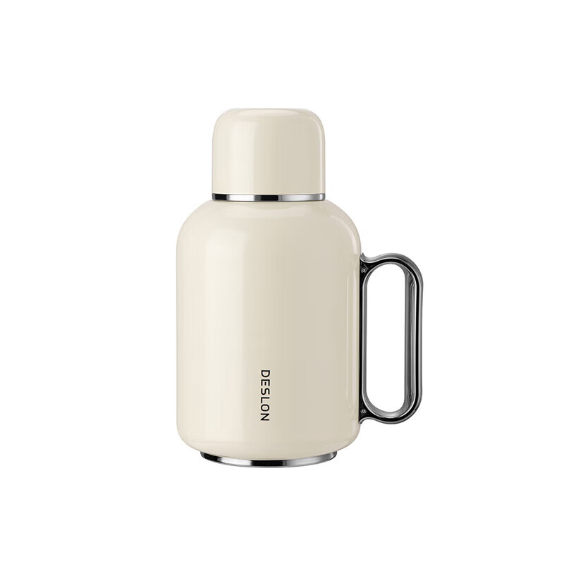 德世朗 DCYH-900 茶悦温显焖茶壶 900ml （单位：个） 米白色